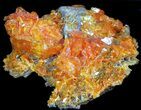 Bright Orange Wulfenite Cluster - Rowley Mine, AZ #39138-2
